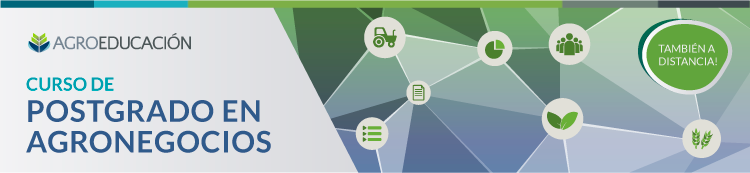 Curso de Postgrado en Agronegocios - También a distancia!