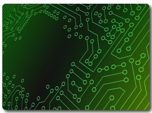 Motherboard tech graphic that connotes a digital maze