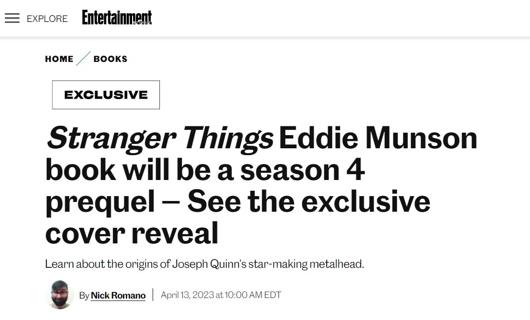 Stranger Things EW