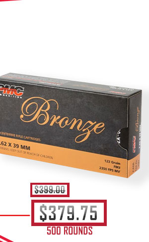 PMC - Bronze - 7.62x39 - 123 Grain - FMJ - 500 Rounds