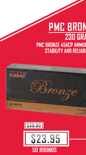 PMC - Bronze - 45 ACP - 230 Grain - FMJ - 50 Rounds