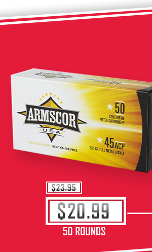 Armscor - 45 ACP - 230 Grain - FMJ - 50 Rounds