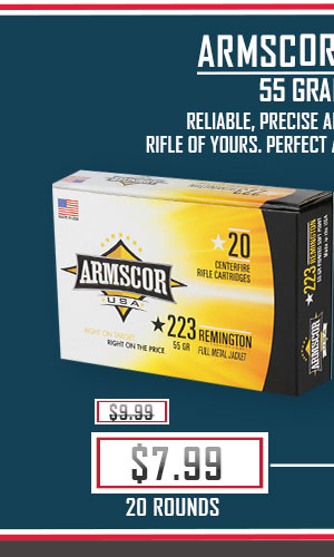 Armscor - 223 Rem - 55 Grain - FMJ - 20 Rounds