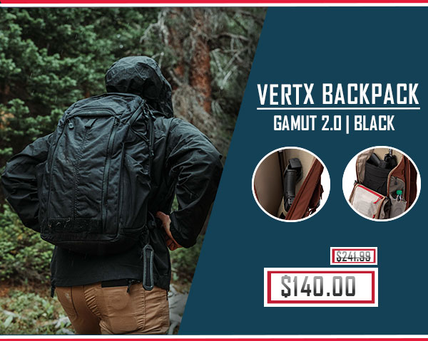 Vertx - Gamut 2.0 - Black - Backpack