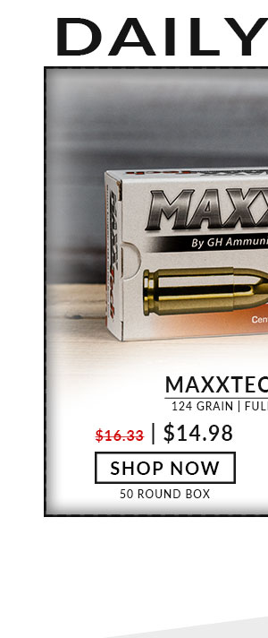 Maxxtech - 9mm - 124 Grain - FMJ - 50 Rounds