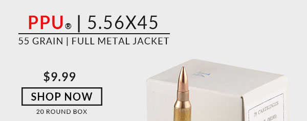 Prvi Partizan (PPU) - 5.56x45mm M193 - 55 Grain - FMJBT - 20 Rounds