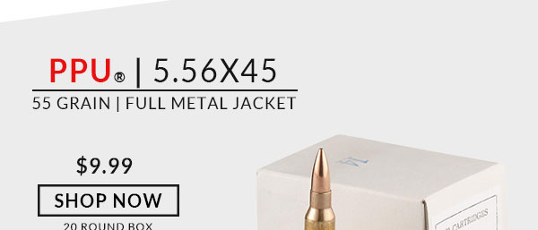 Prvi Partizan (PPU) - 5.56x45mm M193 - 55 Grain - FMJBT - 20 Rounds