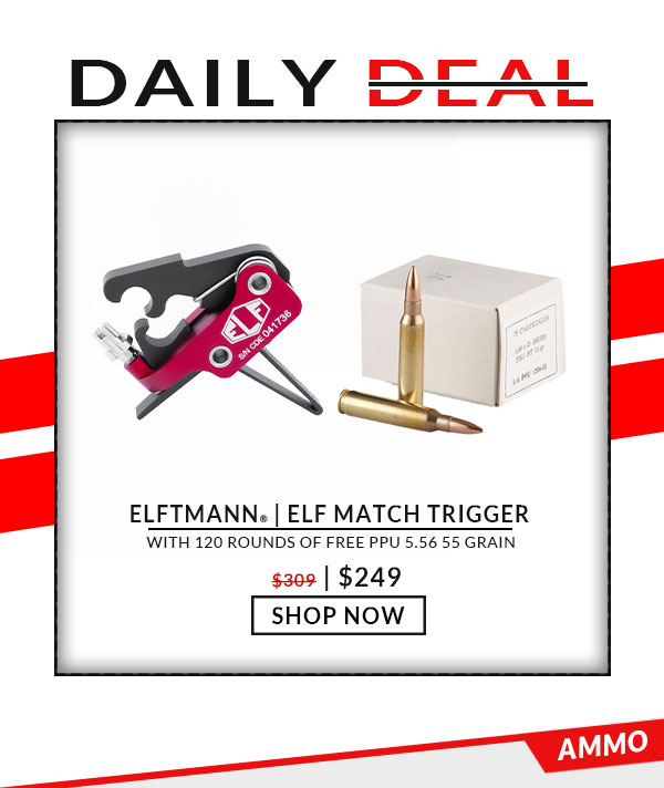 Elftmann-Trigger-Straight-Plus-Free-120 Rounds-PPU-5.56-55 Grain