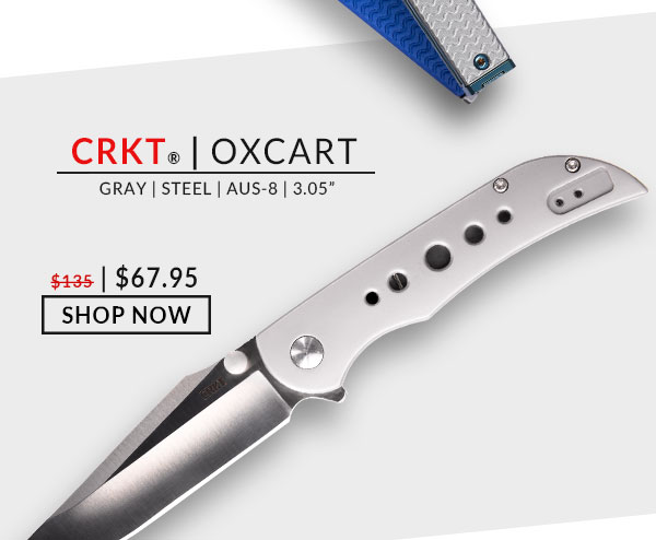 CRKT - Oxcart - Gray - Steel - AUS-8 - 3.05