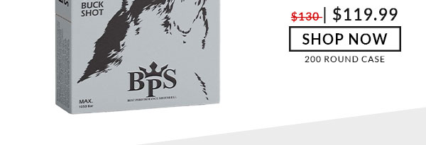 BPS Ammunition - 12 Gauge - #00 Buck Shot - 2-3/4