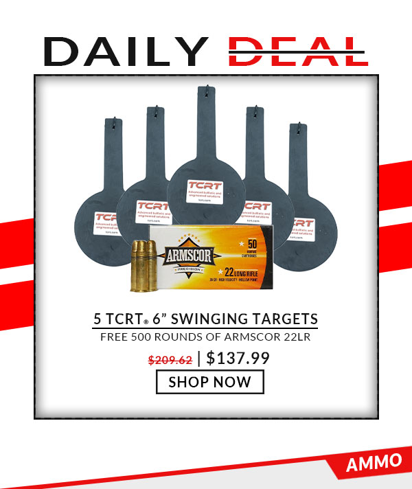 FREE 500 Rounds of Armscor - 22 Long Rifle - 40 Grain - SVSP - 5 TCRT 6