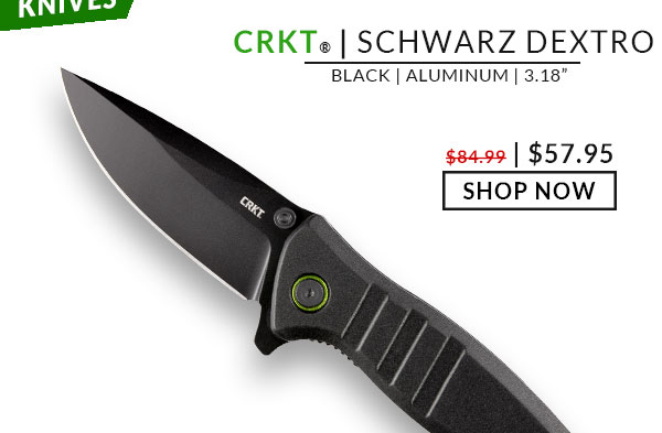 CRKT - Schwarz Dextro - Black - Aluminum - D2 - 3.18