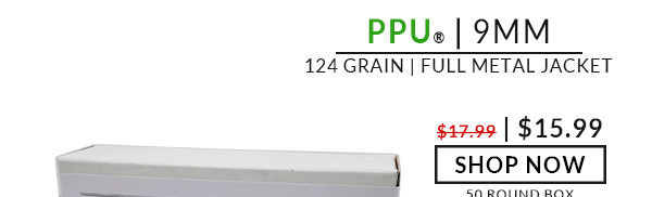 Prvi Partizan (PPU) - 9mm - 124 Grain - FMJ - 50 Rounds