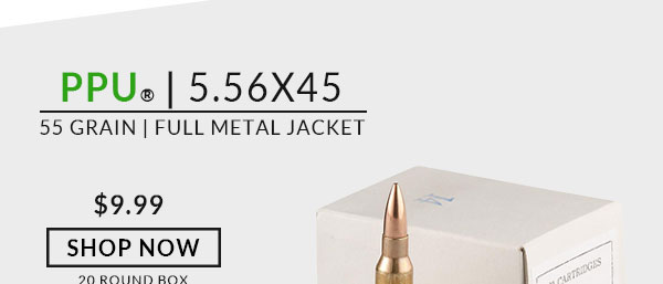 Prvi Partizan (PPU) - 5.56x45mm M193 - 55 Grain - FMJBT - 20 Rounds