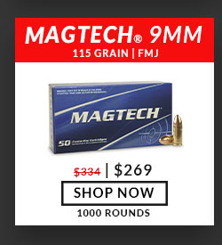 Magtech - 9mm - 115 Grain - FMJ - 1,000 Rounds