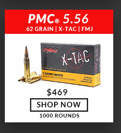 PMC - X-TAC - 5.56x45mm - M855 - Green Tip - 62 Grain - FMJ - 1000 Rounds