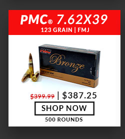 PMC - Bronze - 7.62x39 - 123 Grain - FMJ - 500 Rounds