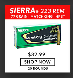 Sierra - MATCHKING - 223 Remington - 77 Grain - HPBT - 20 Rounds