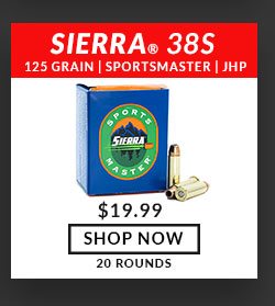 Sierra - Sportsmaster - 38 Special - 125 Grain - JHP - 20 Rounds