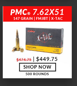 PMC - X-TAC - 7.62x51 - 147 Grain - FMJBT - 500 Rounds