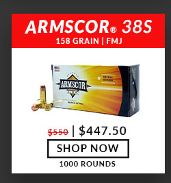 Armscor - 38 Special - 158 Grain - FMJ - 1000 Rounds