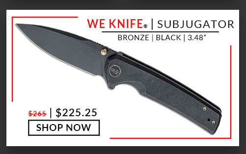 WE Knife Co. - Subjugator - Bronze - CPM 20CV - 3.48