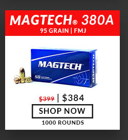 Magtech - 380 Auto - 95 Grain - FMJ - 1,000 Rounds