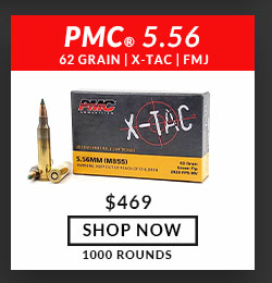 PMC - X-TAC - 5.56x45mm - M855 - Green Tip - 62 Grain - FMJ - 1000 Rounds
