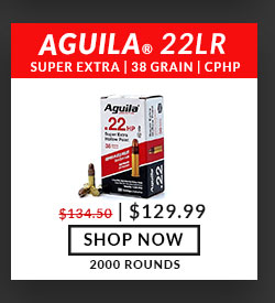 Aguila - Super Extra - 22 Long Rifle - 38 Grain - CPHP - 2000 Rounds