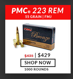 PMC - Bronze - 223 Rem - 55 Grain - FMJ - 1000 Rounds
