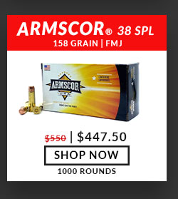 Armscor - 38 Special - 158 Grain - FMJ - 1000 Rounds