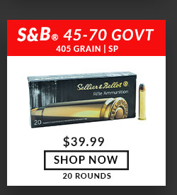 Sellier & Bellot - 45-70 - 405 Grain - SP - 20 Rounds