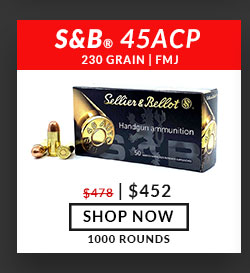 Sellier & Bellot - 45 ACP - 230 Grain - FMJ - 1,000 Rounds