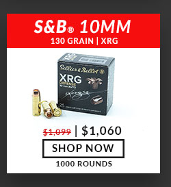 Sellier & Bellot - 10mm Auto - 130 Grain - XRG - 1000 Rounds