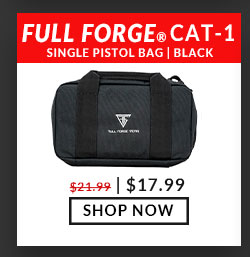 Full Forge Gear - Cat-1 Single Pistol Bag - Black