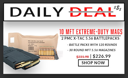 10 MFT Mags- with- 2 PMC - 5.56 Nato 120 Round Battle Packs