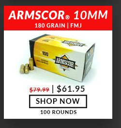 Armscor - 10mm - 180 Grain - FMJ - 100 Rounds
