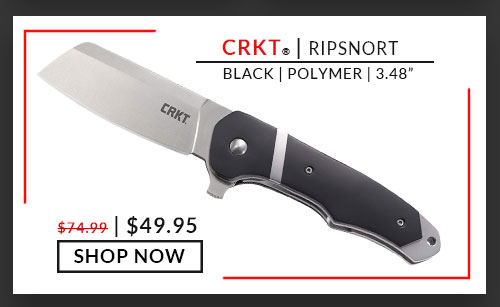 CRKT - Ripsnort - Black - Polymer - 8Cr13Mov-3.48