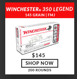 Winchester - USA - 350 Legend - 145 Grain - FMJ - 200 Rounds