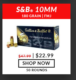 Sellier & Bellot - 10mm Auto - 180 Grain - FMJ - 50 Rounds