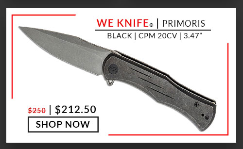WE Knife Co. - Primoris - Black - CPM 20CV - 3.47