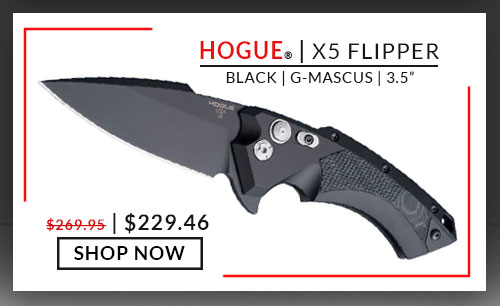 Hogue – X5 – Black – G-Mascus – CPM 154 – 3.50