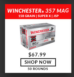 Winchester - SUPER X - 357 Mag - 158 Grain - JSP - 50 Rounds