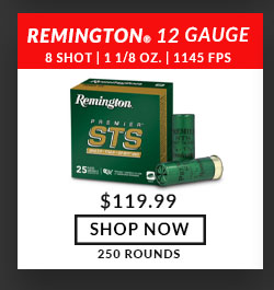 Remington - Premier STS - 12 Gauge - #8 Shot - 2-3/4'' - 1 1/8 oz. - 1145 FPS - 250 Rounds
