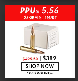Prvi Partizan (PPU) - 5.56x45mm - 55 Grain - FMJBT - M193 - 1,000 Rounds