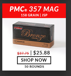 PMC - Bronze - 357 Magnum - 158 Grain - JSP- 50 Rounds