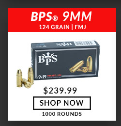 BPS - 9mm - 124 Grain - FMJ - 1000 Rounds