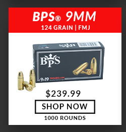 BPS - 9mm - 124 Grain - FMJ - 1000 Rounds