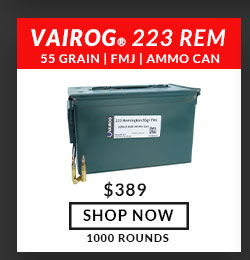Vairog - 223 Rem - 55 Grain - FMJ - Ammo Can - 1000 Rounds