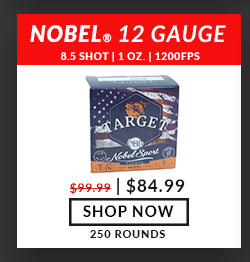 Nobel Sport - Target Low Recoil - 12 Gauge - #8.5 Shot - 2-3/4